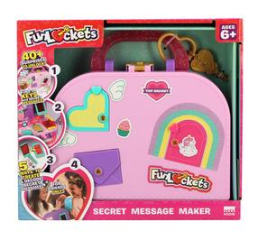 Loovkomplekt FunLockets Secret Message Maker, roosa v.