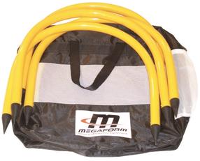 Treeningbarjäär Megaform 578MFM404110, 40 cm, 1.55 kg, kollane v., 4 tk