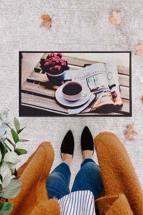 Durų kilimėlis Conceptum Hypnose Pvc Selfie, įvairių spalvų, 60 cm x 40 cm