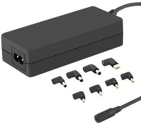 Зарядное устройство для ноутбуков Qoltec 50011, 65 Вт, 100 - 24050 В