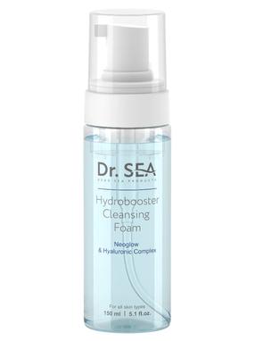 Очищающая пенка для лица Dr. Sea Hydrobooster Neoglow & Hyaluronic Complex, 150 мл
