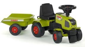 Stumjams traktors Falk Claas Axos 310, zaļa krās.