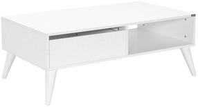 Kavos staliukas Kalune Design SHP-655-DD-1, balta sp., 110 cm x 65 cm x 42 cm