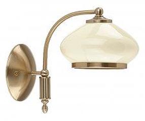 Valgusti seinale Alfa Astoria, E27, 1 x 60 W, valge v. / kuldne v.
