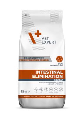 Сухой корм для собак VetExpert Intestinal Elimination, индюшатина, 12 кг