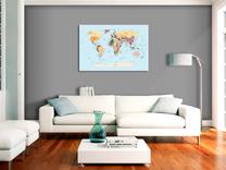 Reprodukcija Artgeist World Map: Travel With Me N5616, 60 cm x 40 cm