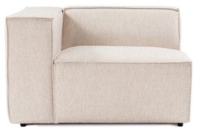 Moduļu dīvāns Atelier Del Sofa Lora, gaiši brūna krās., kreisais, 74 x 108 cm x 66 cm