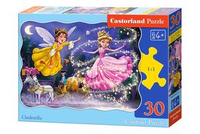 Dėlionė Castorland Cinderella 03747, 23 cm x 32 cm, 30 vnt., įvairių spalvų