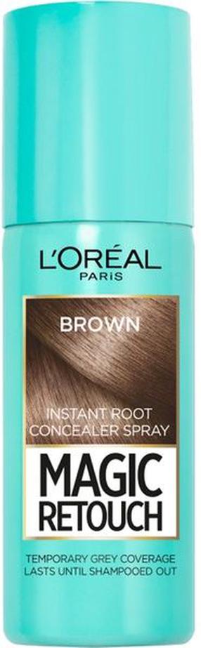 Tonēšanas aerosols L’Oréal Paris Magic Retouch, brūna krās., Brown 03, 75 ml