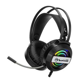 Juhtmega mänguri peakomplekt Marvo Scorpion HG8902 *, must v.