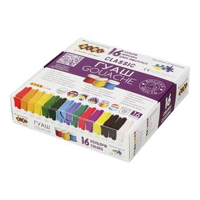 Dažai guašas Zibi Classic Kids, 320 ml, 16 sp., 16 vnt.