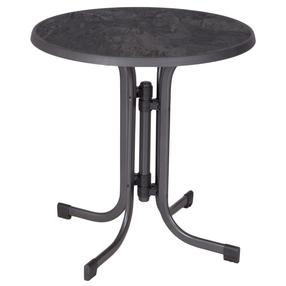 Dārza galds Patio Dine & Relax Pizarra, antracīta krās./pelēka krās., 85 cm x 85 cm x 73 cm
