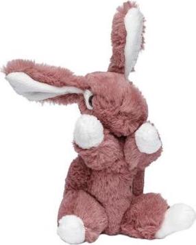 Mīkstā rotaļlieta Molli Toys Bunny 428170, balta krās./rozā krās., 17 cm