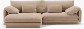 Kampinė sofa Micadoni Torino MIC_LC_184_F1_TORINO2, smėlio ruda sp., kairinė, 250 x 170 cm x 83 cm