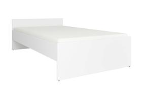Lova viengulė Nepo, 120 x 200 cm, balta, be čiužinio