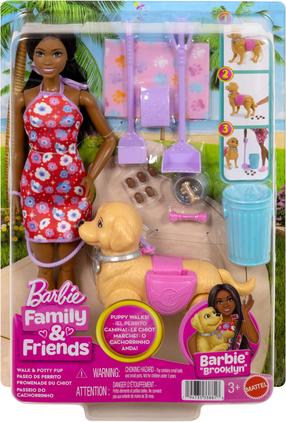 Lelle, ar piederumiem Mattel Barbie Family & Friends JJB47, 30 cm, daudzkrāsaina
