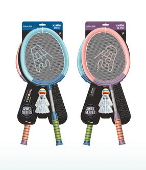 Ракетки Sport series, 49 см x 23 см, синий цв./розовый цв.