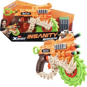 Rotaļu ierocis ar lodēm Zuru X-Shot Insanity Horrorfire Reaper X 36730 Oranža krās.