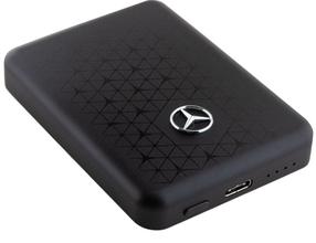 Lādētājs-akumulators (Power bank) Mercedes-Benz Stars Pattern, 3000 mAh, 5 W, melna krās.