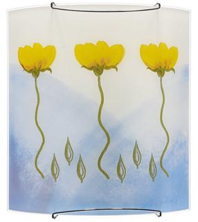 Šviestuvas sieninis Candellux Lighting Anemon 10-86412, E27, 1 x 60 W, įvairių spalvų / sidabro sp.