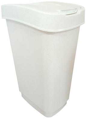Rūšiavimo šiukšliadėžė Jotta Domino, 25 l, balta sp./pilka sp.