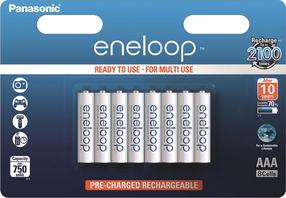 Baterijas Panasonic eneloop, AAA, 1.2 V