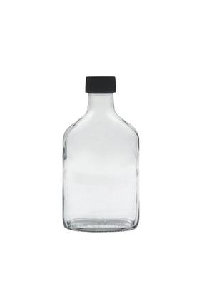 Pudele Hermia 335RTN1148, 0.2 l, caurspīdīga krās./melna krās., 3 gab.