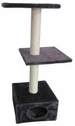 Kačių draskyklė Europet Bernina, 30 cm x 30 cm x 90 cm, balta sp./juoda sp.