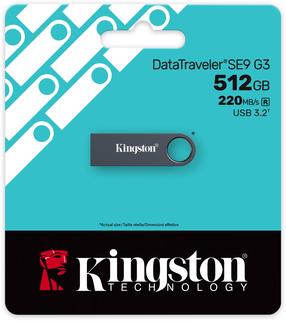 USB mälupulk Kingston DTSE9G3, must v., 512 GB