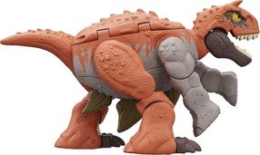 Фигурка-игрушка, динозавр Mattel Jurassic World Fierce Changers Carnotaurus Stegosaurus, коричневый цв.