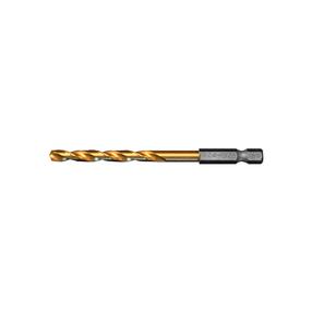 Grąžtas Forte Tools, metalas, hss-co, šešiakampis, 5 mm x 9.4 cm