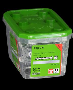 Болт Essve KRUVI TX25 C4, 4.8 мм x 38 мм, 250 шт.