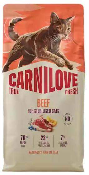Kuiv kassitoit Carnilove True Fresh Beef, veiseliha, 6 kg