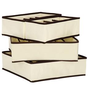 Organizatorius, daiktų saugojimo Springos HA3023, kreminė sp., 33 x 33 x 10 cm