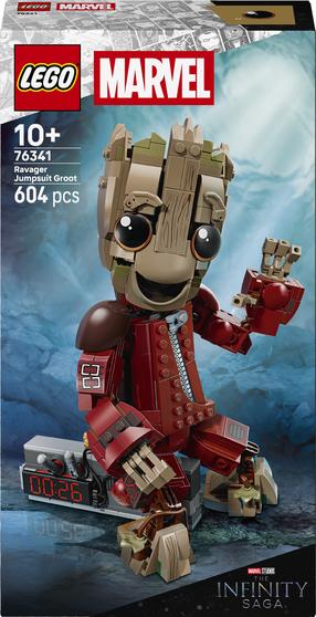 Konstruktors LEGO® ǀ Marvel Groot Nemiernieka kombinezonā rotaļl. 76341, 604 gab.