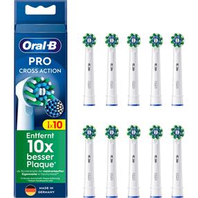 Elektrinio dantų šepetėlio galvutė Oral-B Pro Cross Action, balta sp., 10 vnt.