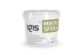 Glaistas Igis Mikrosfera, lengvasis smulkiagrūdis, balta sp., 3 l