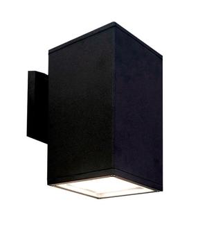 Āra sienas lampa Su-Ma Adela, 60W, E27, IP54, melna krās., 12 cm x 20 cm