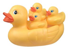 Rotaļu dzīvnieks Playgro Duck Family 0187479, dzeltena krās., 4 gab.