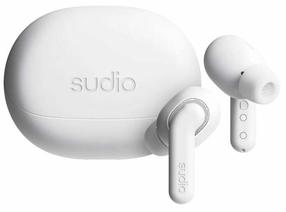 Bezvadu austiņas Sudio E4 Pro E4PROWHT, balta krās.