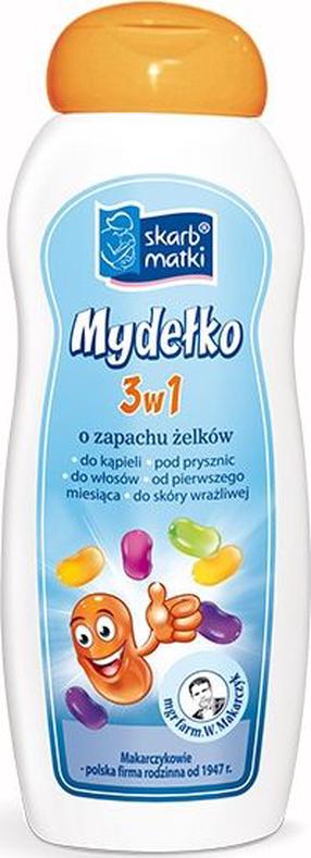 Vaikiška dušo želė ir šampūnas Skarb Matki 3in1, 250 ml