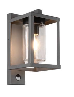 Sieninis lauko šviestuvas Trio Lunga 212069142, 40W, E27, IP44, antracito sp., 16 cm x 33 cm