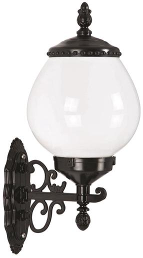Sieninis lauko šviestuvas Opviq BAP-68194-BSY-OP, 60W, E27, IP65, juoda sp., 30 cm x 45 cm