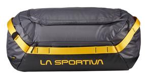 Sporta soma La Sportiva Nomad Duffle Bag, melna krās./dzeltena krās., 40 l, 30 cm x 60 cm x 28 cm