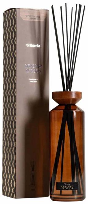 Mājas aromatizētājs Homla Wooduy Blend Healing Woods, 500 ml Brūna krās.