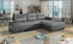 Kampinė sofa Ottavio Sawana 21, Soft 29, pilka sp., dešininė, 180 x 275 cm x 85 cm