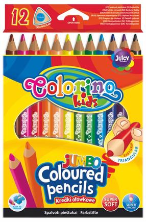 Spalvoti pieštukai Colorino, 51859PTR, 12 vnt.