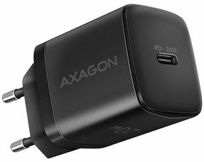 Telefona lādētājs Axagon ACU-PD20, USB Type C, melna krās., 20 W