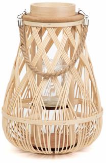 Žibintas Homla Radiant 889122, stiklas/mediena, 35 cm, rusva sp.