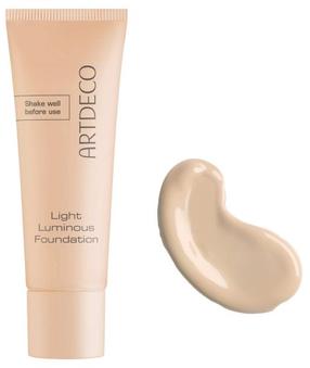Šķidrā grima bāze Artdeco Light Luminous, gaiši brūna krās., 08 neutral-neutral porcelain, 25 ml